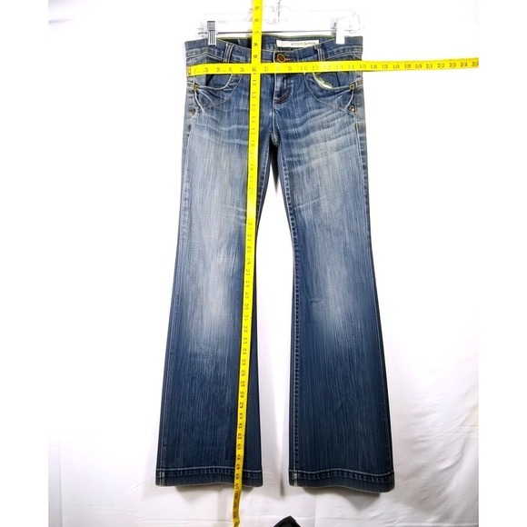 DKNY Jeans Womens 27 Bootcut Cotton Blend Blue Denim Medium Wash Y2K Vintage - Picture 3 of 9